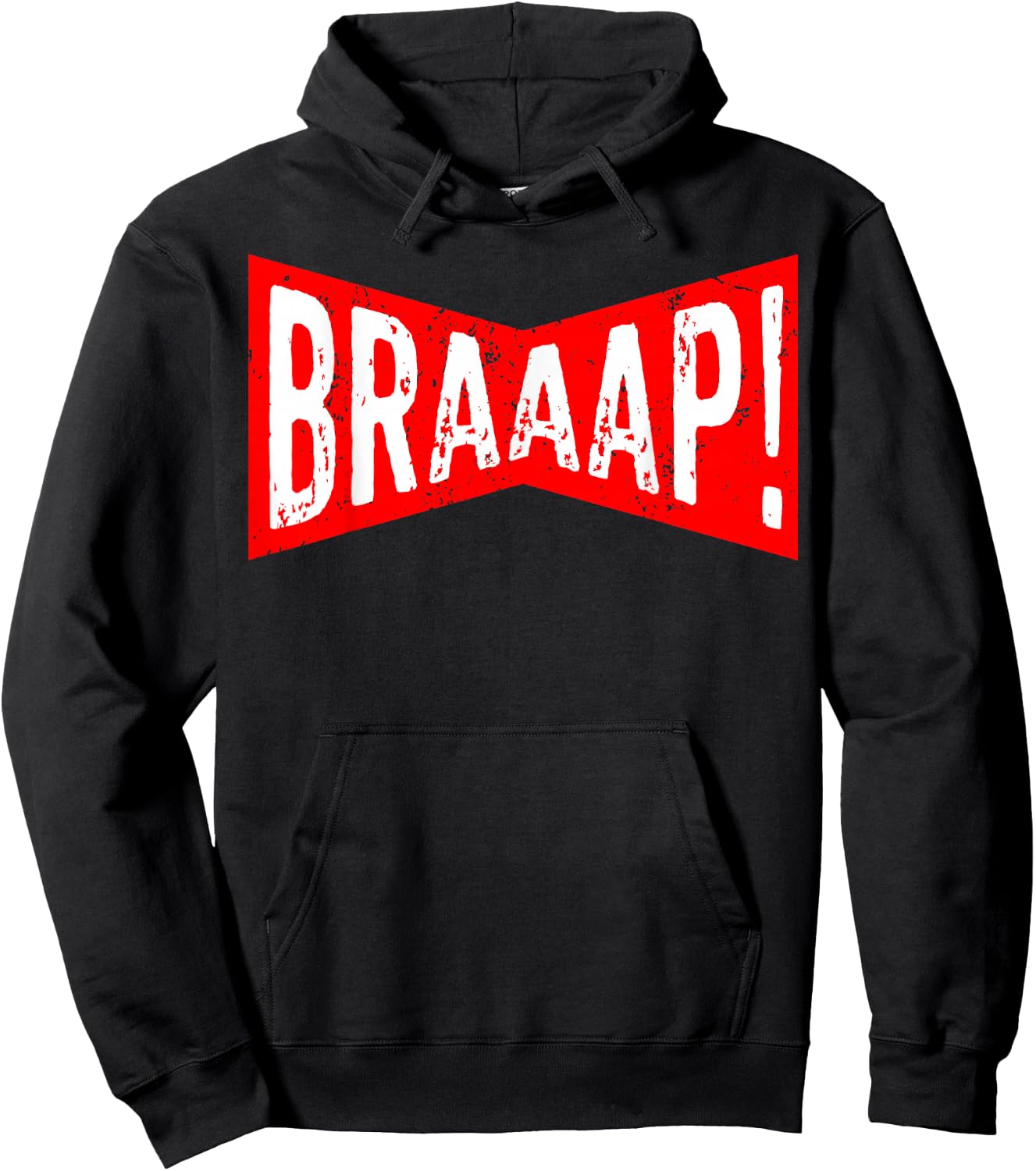 Motocross Braap Motorcycle Lover Bike Racing Gift Hoodie - Hoodie | Black