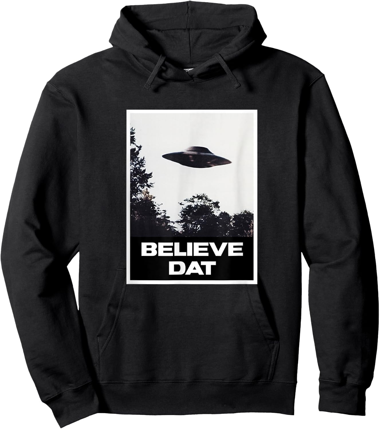 Believe Dat UFO Hoodie - Hoodie | Black