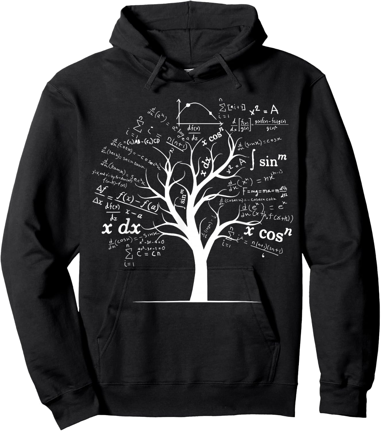 Funny AP Calculus Algebra Tree Math Teacher Nerd Geek Gifts Small Hoodie - Hoodie | Black