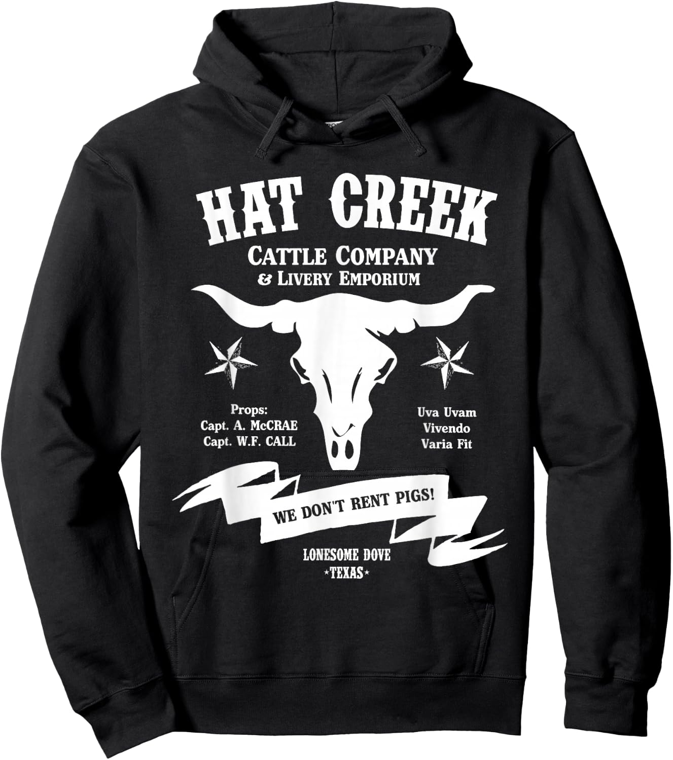 Hat Creek Cattle Co. Hoodie - Hoodie | Black