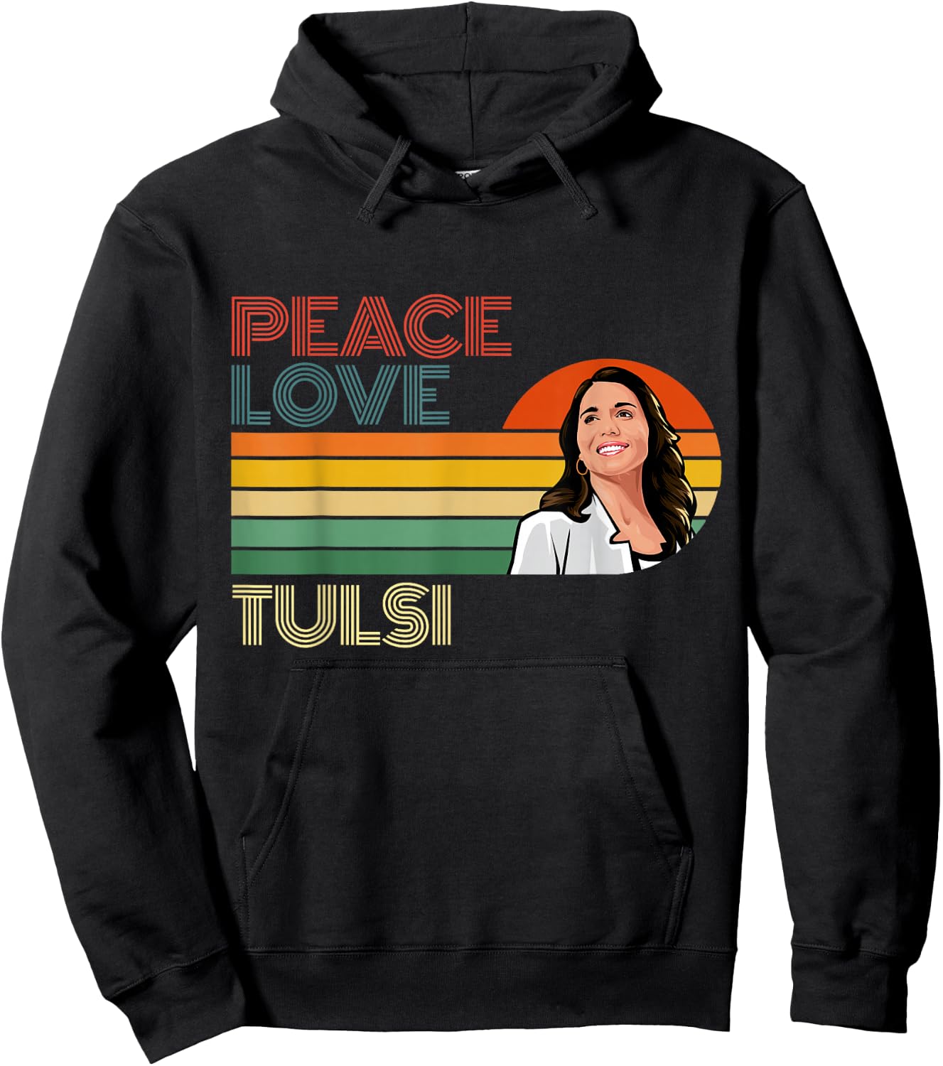 Tulsi Gabbard for First Female President 2028 America USA Hoodie - Hoodie | Black