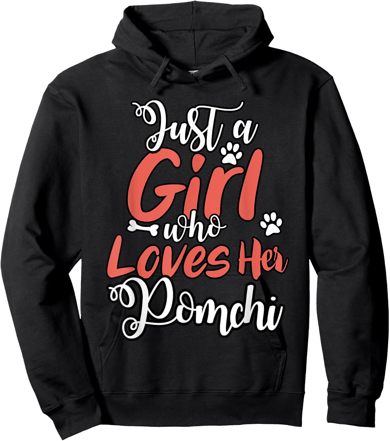 Pomchi Shirt Men Women Dog Mom Dog Lover Hoodie - Hoodie | Black