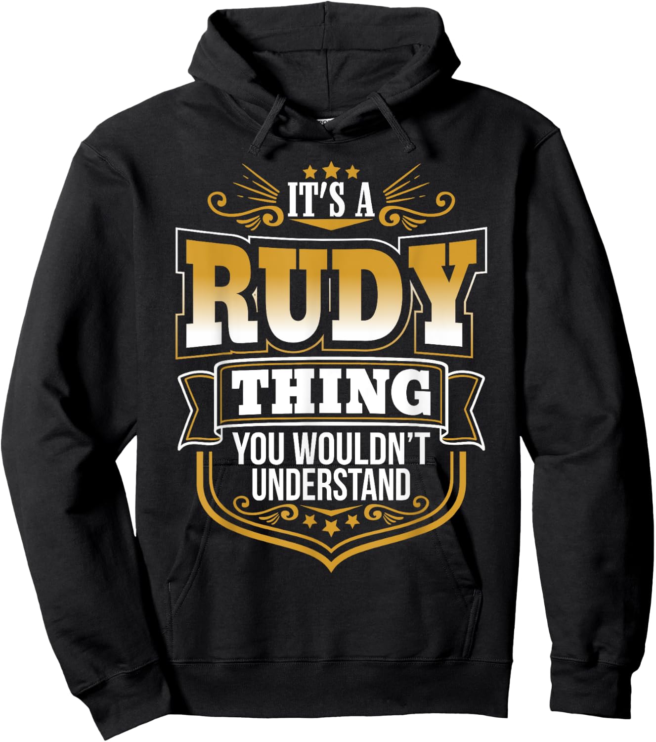 It's a RUDY thing you wouldn't Understand Xmas Hoodie - Hoodie | Black