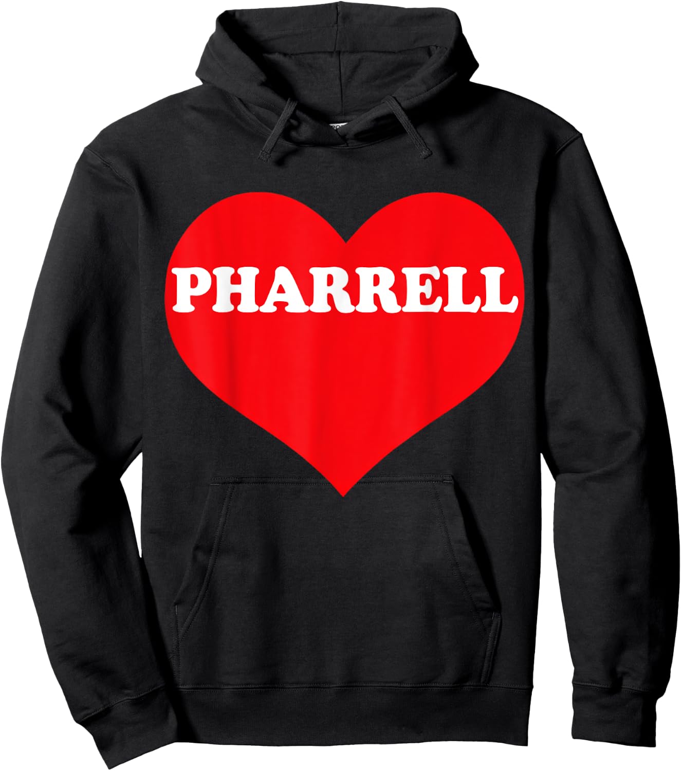 I Heart Pharrell, I Love Pharrell Custom Hoodie - Hoodie | Black
