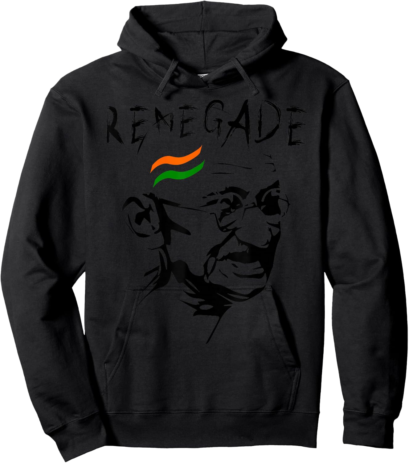 Mahatma Gandhi Hoodie - Hoodie | Black