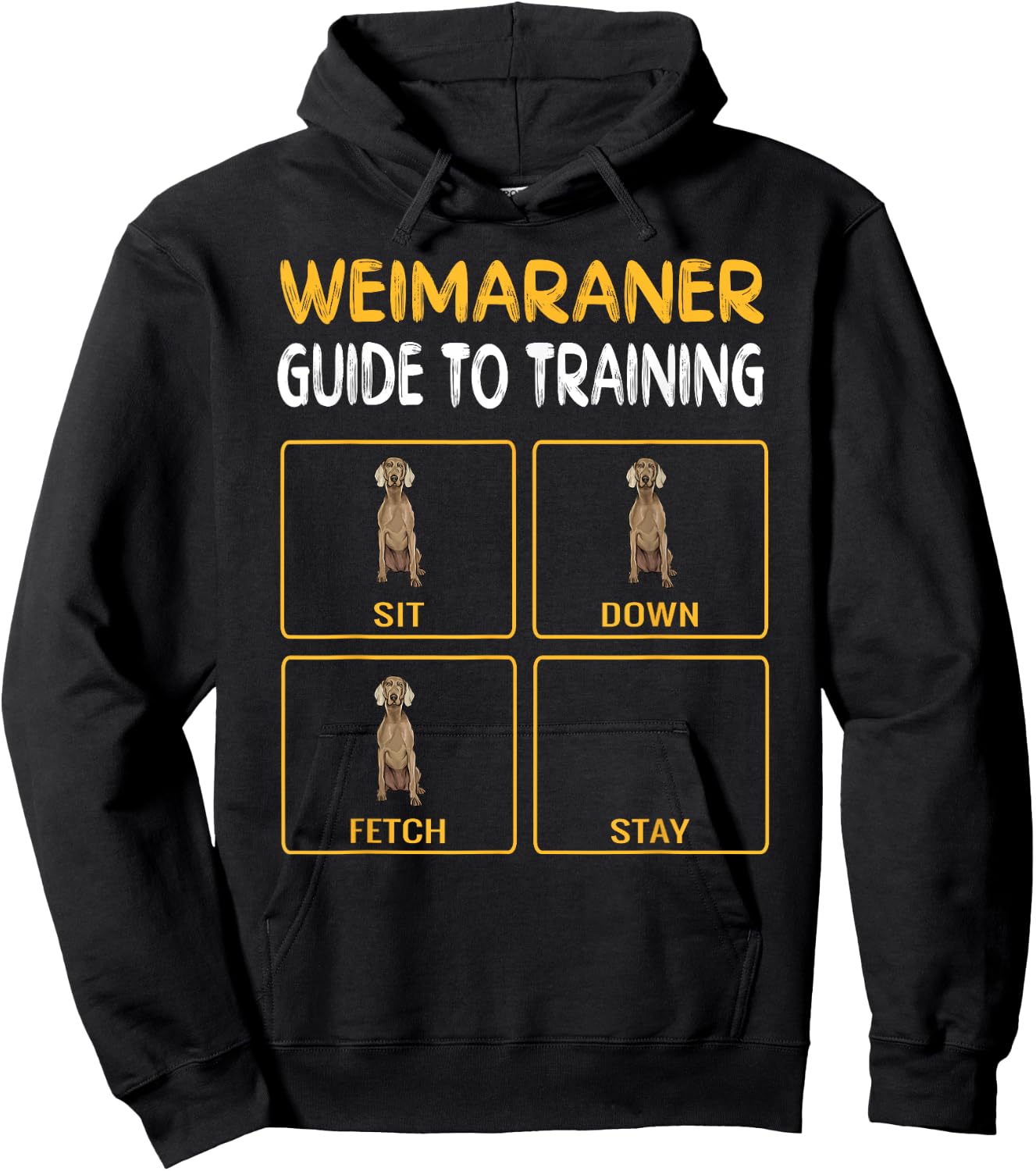 Funny Weimaraner Guide To Training Dog Obedience Trainer Women Hoodie - Hoodie | Black