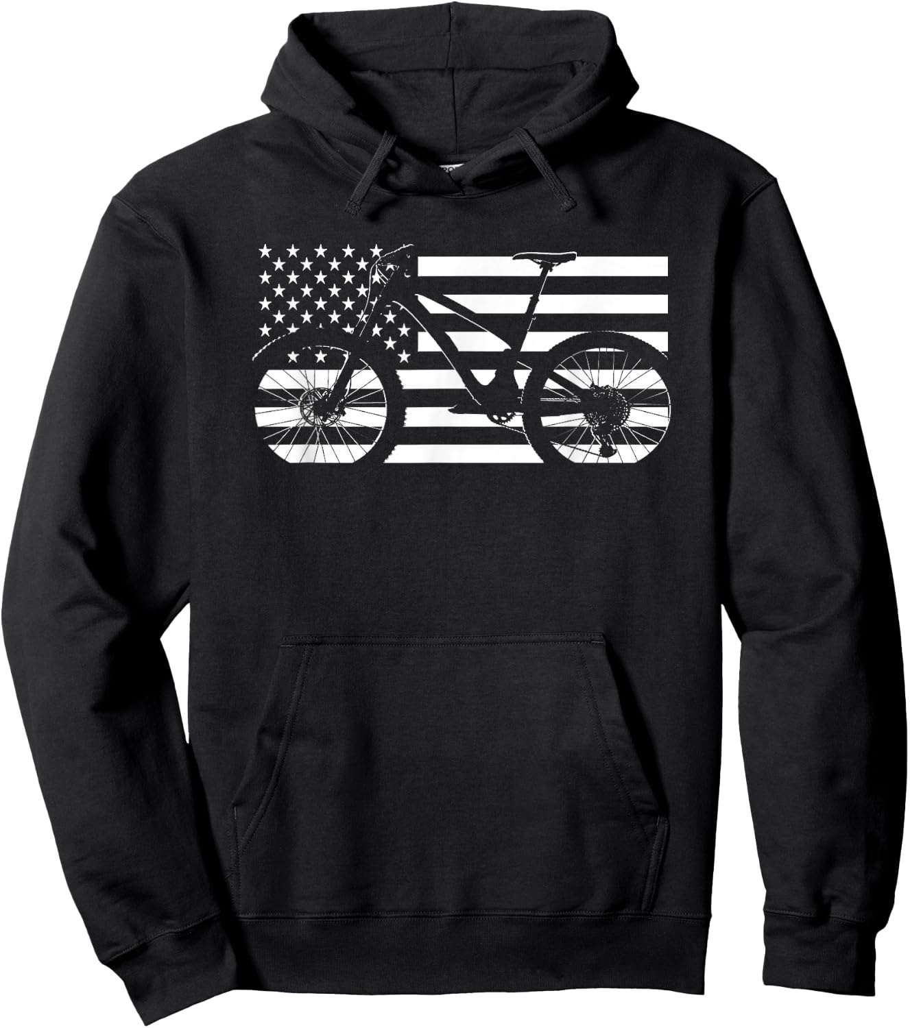 American MTB Mountain Bike Hoodie - Hoodie | Black