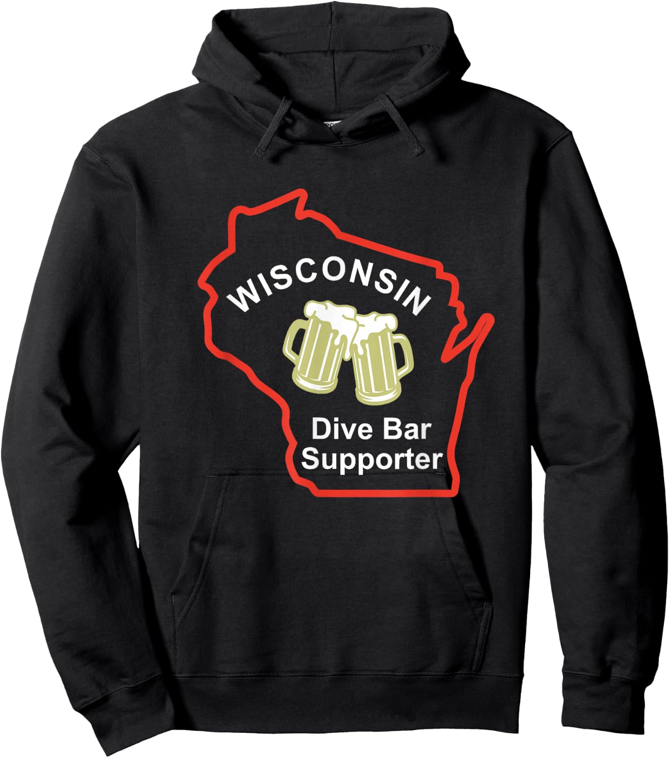 Wisconsin Dive Bars Supporter Adventure Hoodie - Hoodie | Black