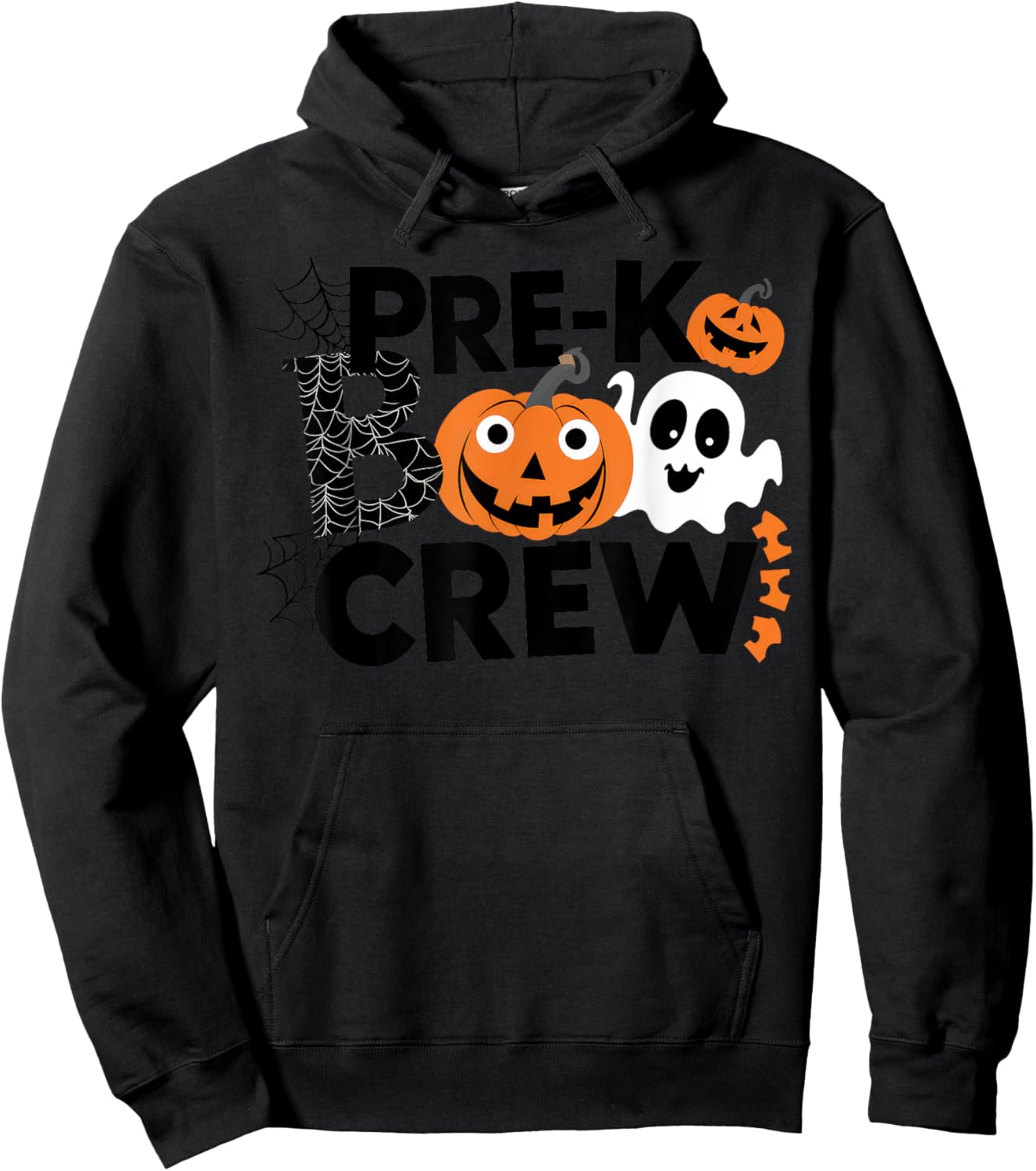 Pre-K Boo Crew Teacher Students Halloween Party Team Hoodie - Hoodie | Black