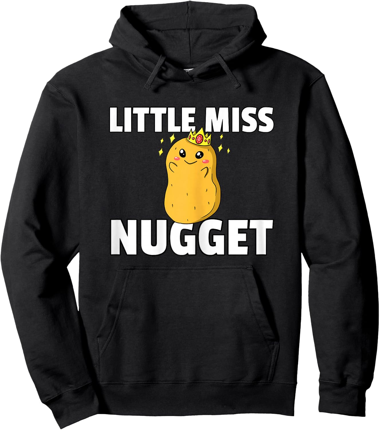 Chicken Nugget Gift Girls Funny Chicken Nuggs Hoodie - Hoodie | Black