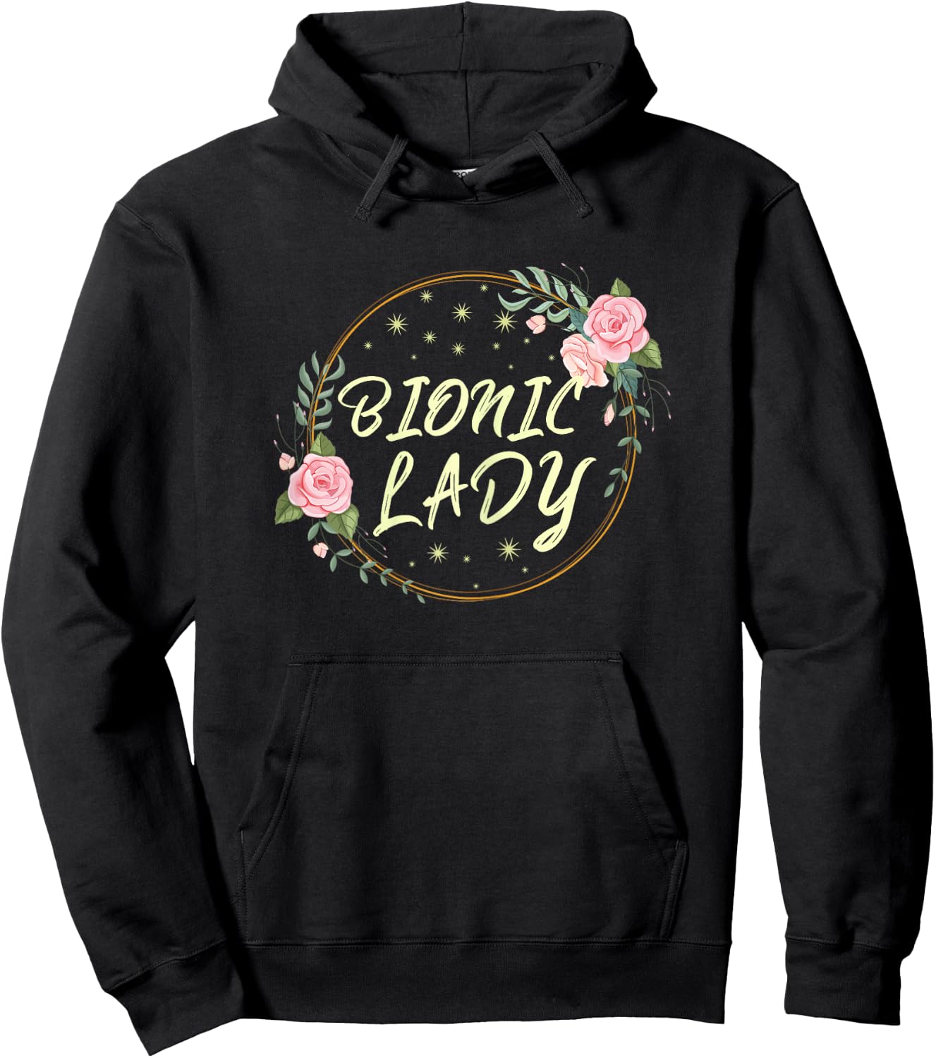 Bionic Lady Women Broken Bone Recovering Surgery Hoodie - Hoodie | Black