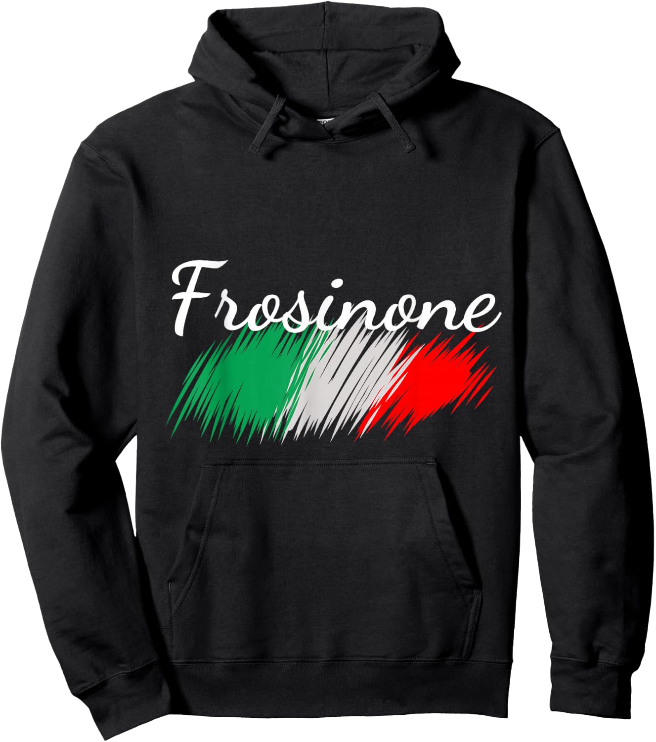 Frosinone Italy Flag Italia Souvenir Gift Matching Italian Hoodie - Hoodie | Black