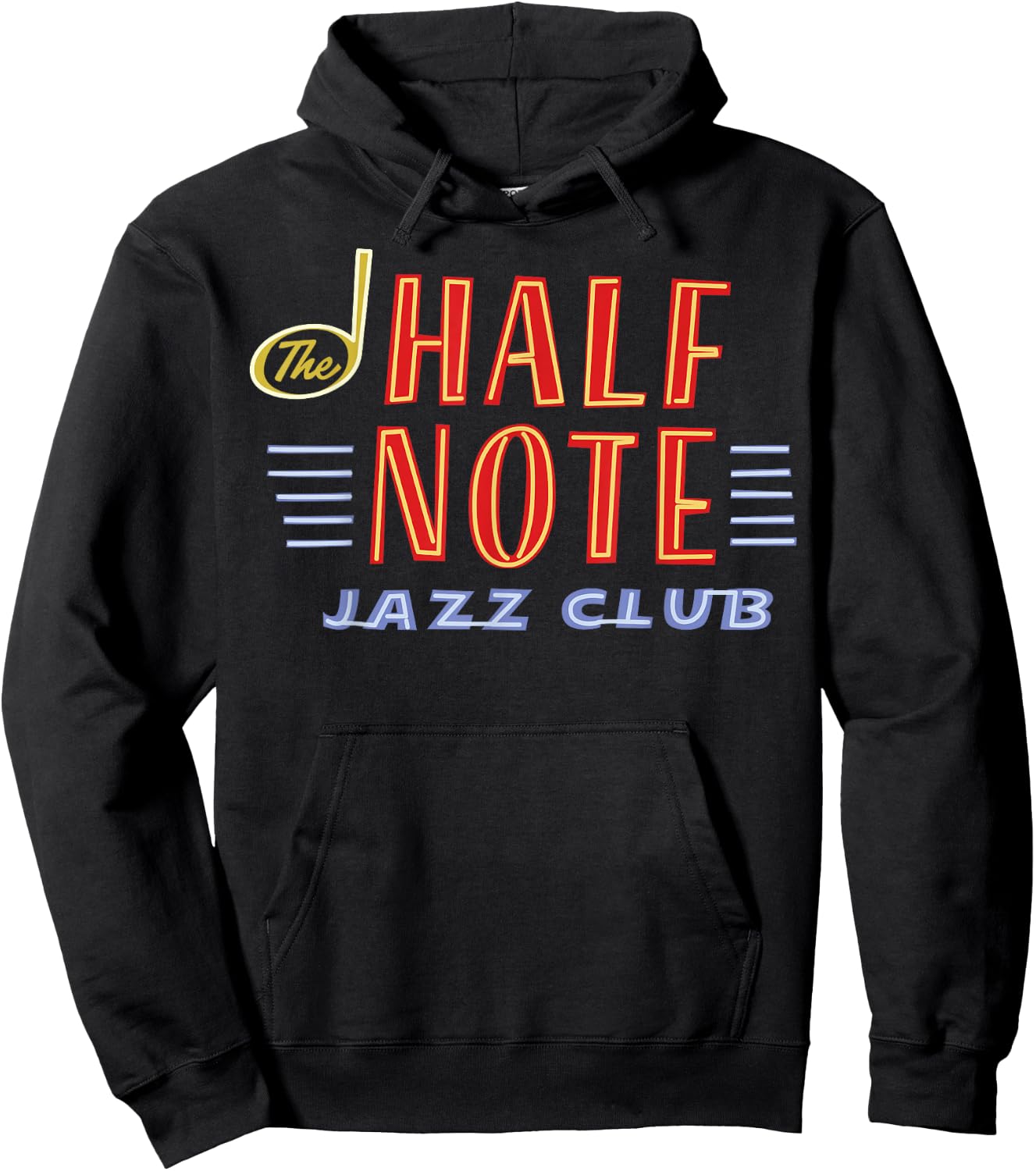 Disney Pixar Soul The Half Note Jazz Club Flat Logo Hoodie - Hoodie | Black