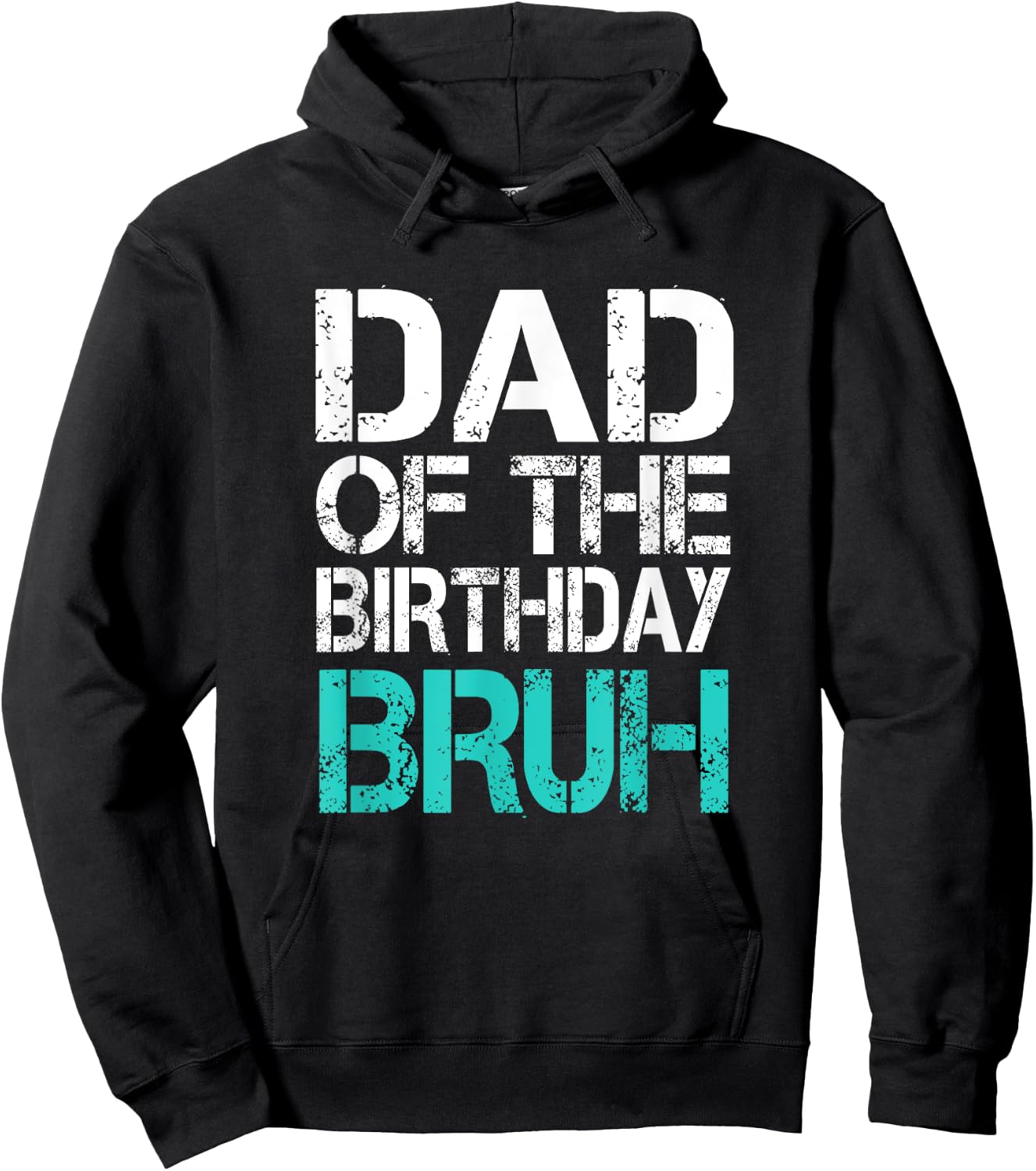 Dad of the Birthday Boy Bruh Dude Cool Party Father Son Hoodie - Hoodie | Black
