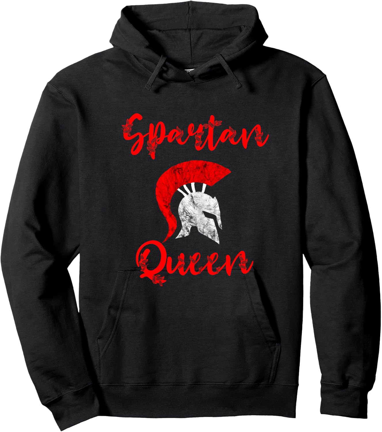 Spartan Queen Gladiators Queen Spartan Soldiers Helmet Hoodie - Hoodie | Black