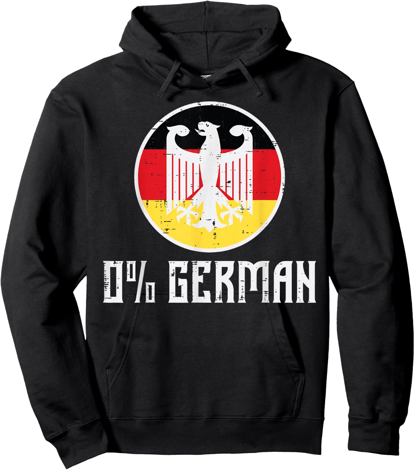 0 Percent German Eagle Oktoberfest Costume Men Women Kids Hoodie - Hoodie | Black