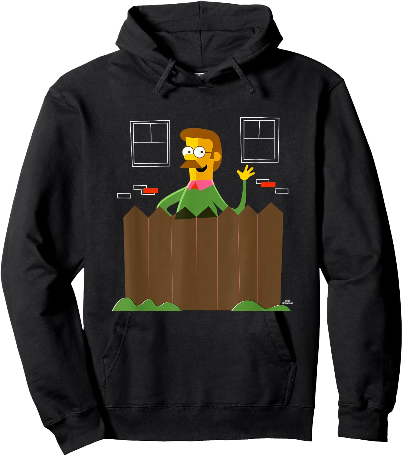 The Simpsons Ned Flanders Hoodie - Hoodie | Black