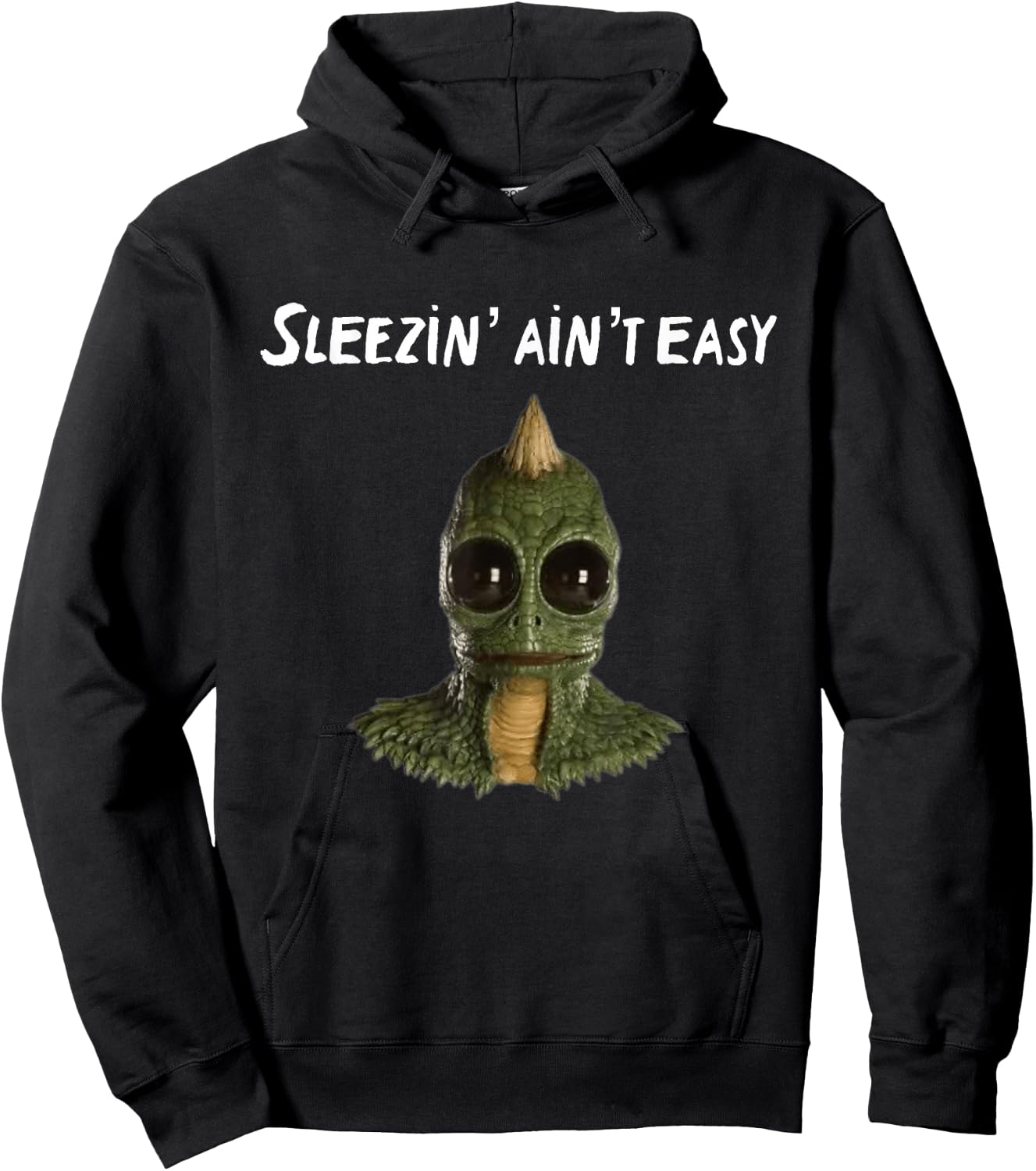 Sleezin Aint Easy Lost Land Hoodie - Hoodie | Black