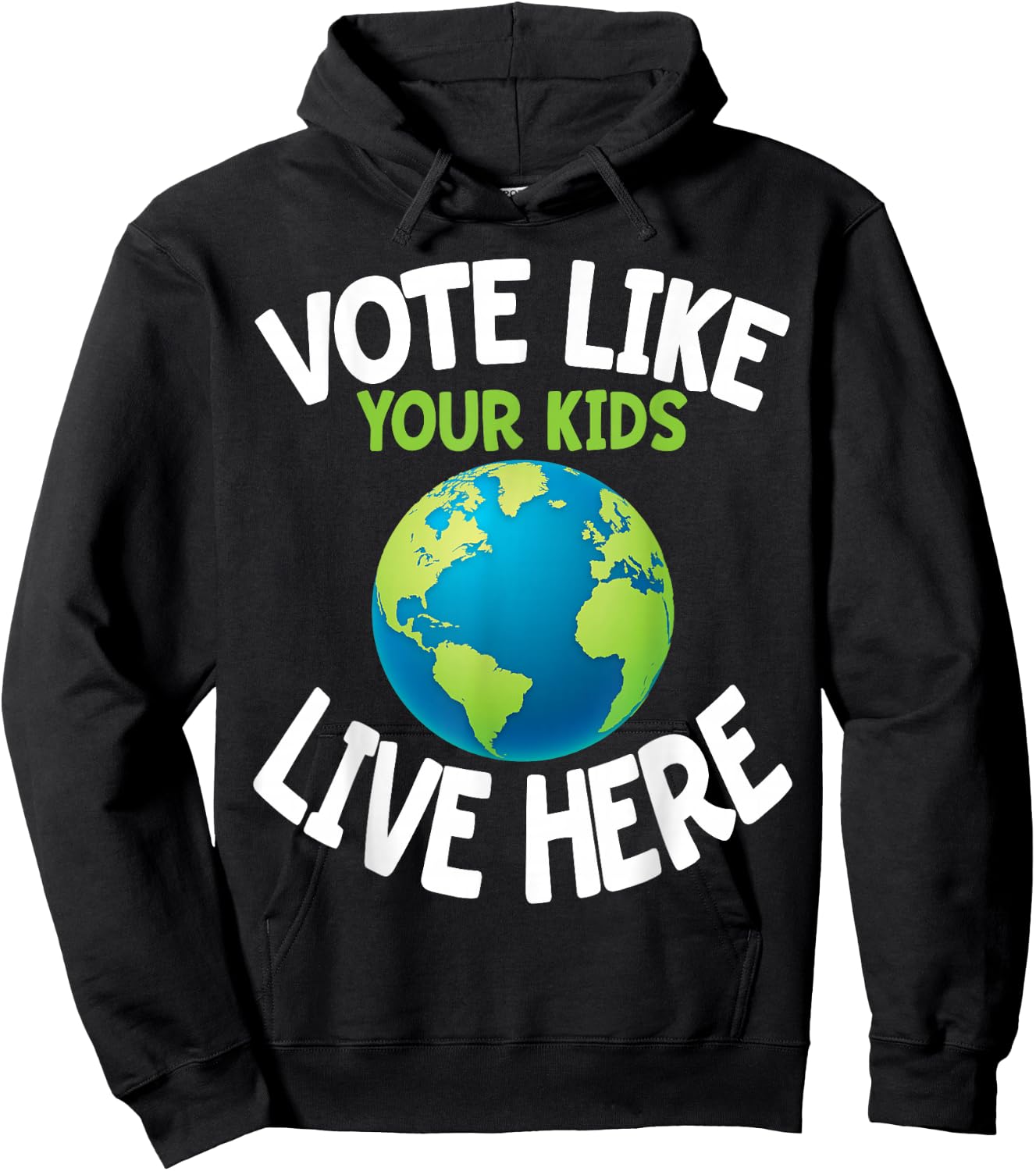 Climate Activist Shirt Vote Earth Day Parent Child Fun Gift Hoodie - Hoodie | Black