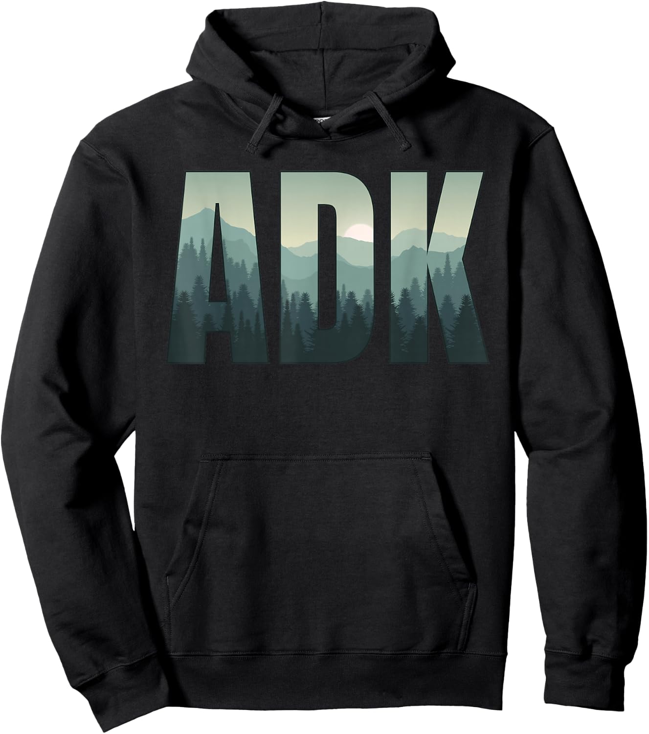Cool Adirondack Mountains Adirondacks ADK Gift Hoodie - Hoodie | Black