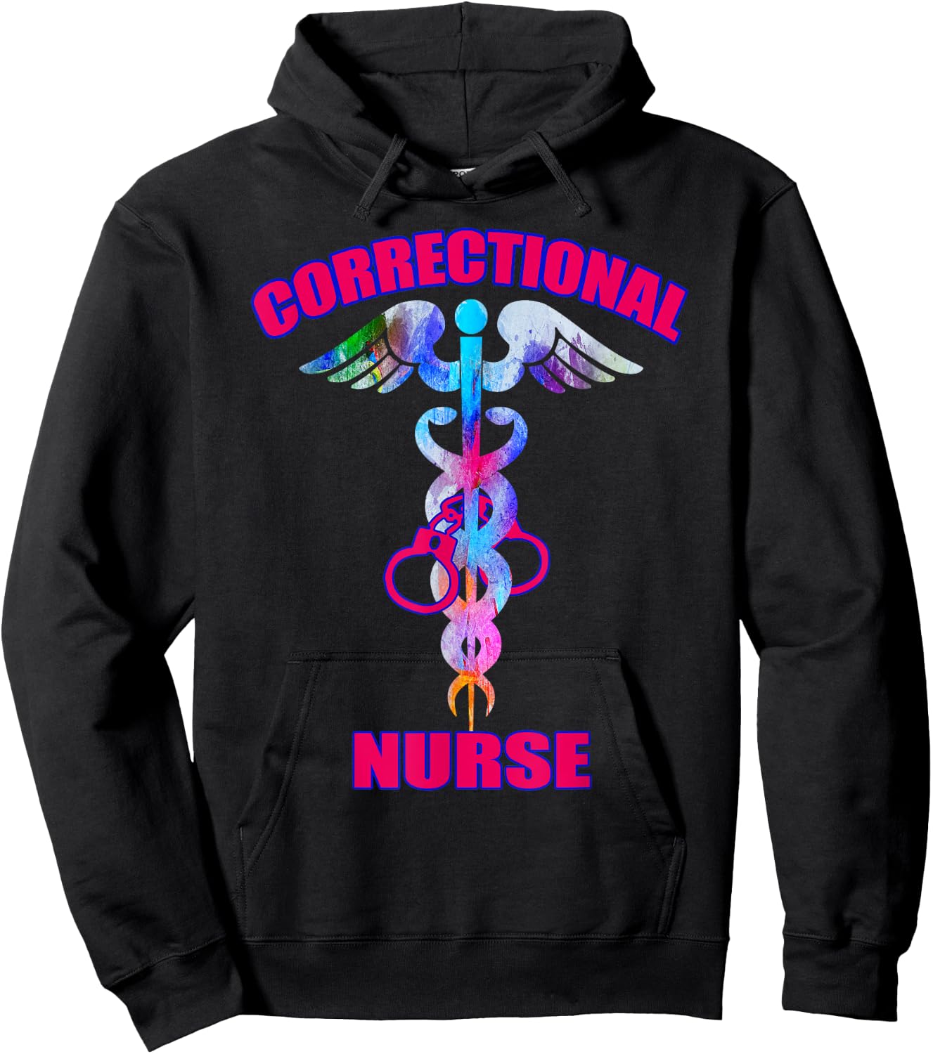 Correctional Nurse Jails Prisons Inmate Care RN LPN Nursing Hoodie - Hoodie | Black