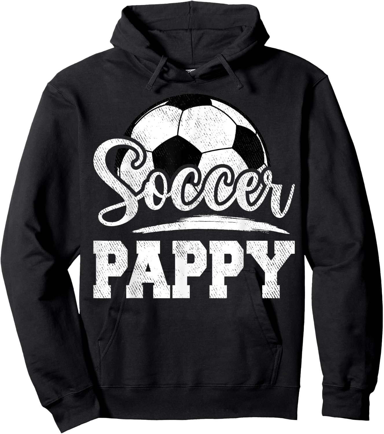 Soccer Pappy Soccer Player Game Day Father's Day Hoodie - Hoodie | Black