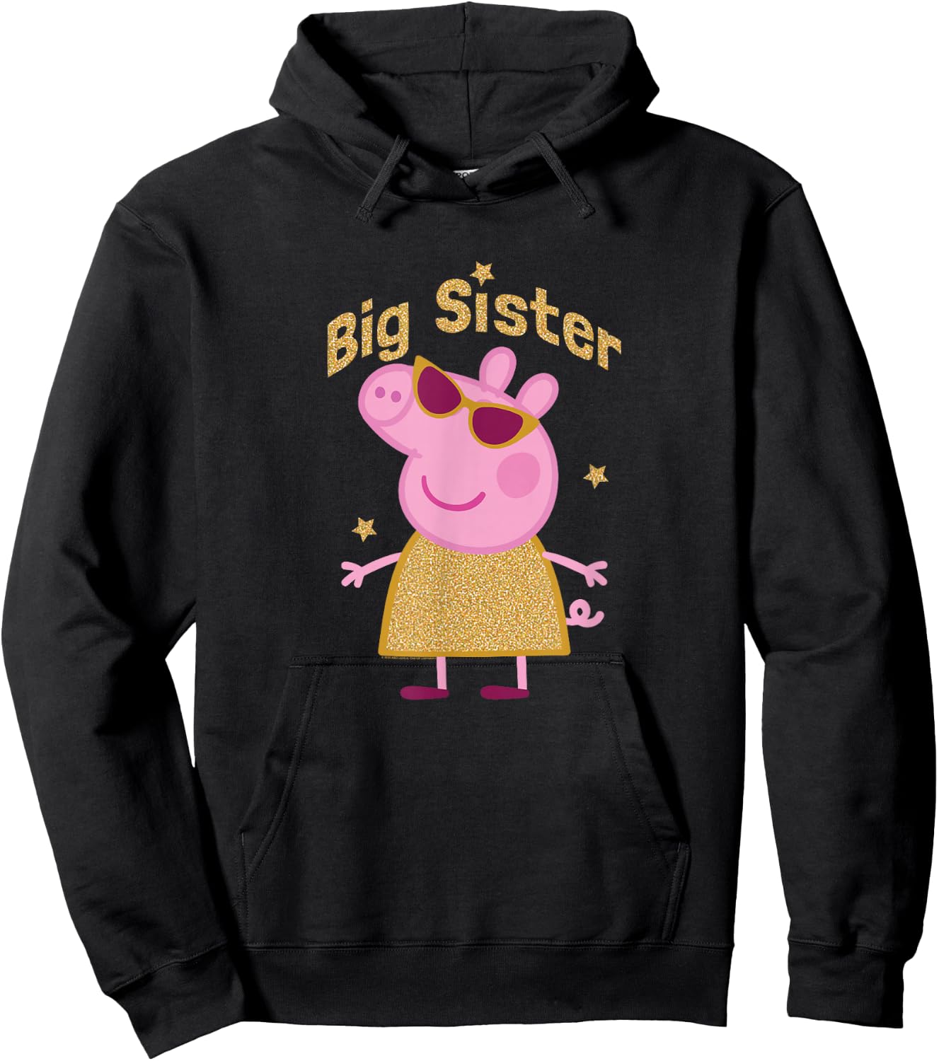 Peppa Pig Big Sister Peppa Hoodie - Hoodie | Black