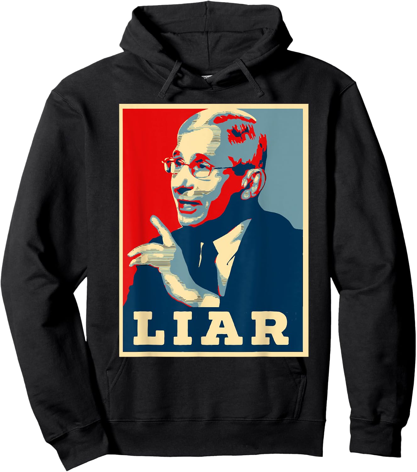 Fauci Liar Lied Halloween Shirt Anthony Fauci Costume Hoodie - Hoodie | Black