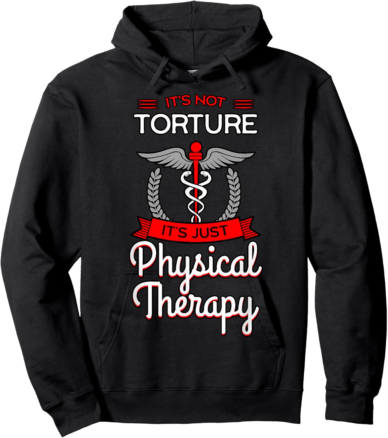 Physical Therapy Physiotherapy PT Rehab Therapist Gift Hoodie - Hoodie | Black