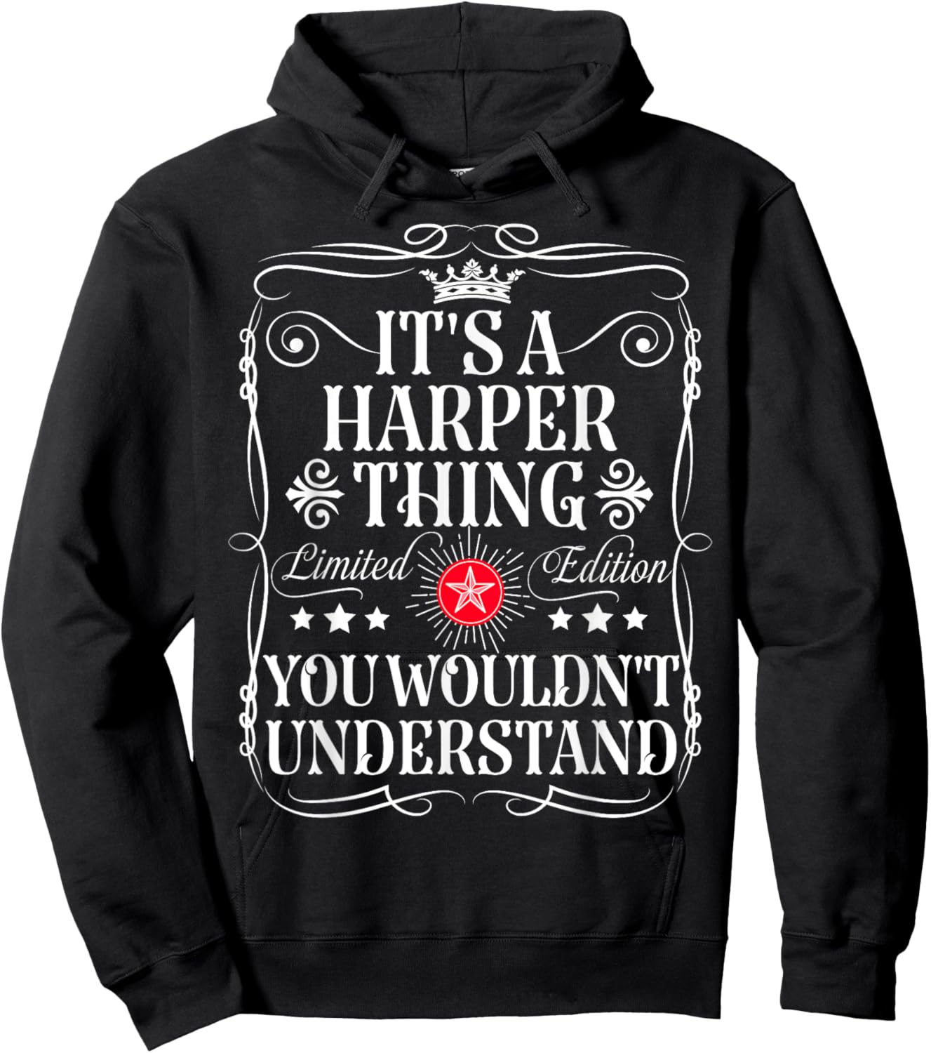 Harper Name Its A Harper Thing You Wouldn't Understand Hoodie - Hoodie | Black