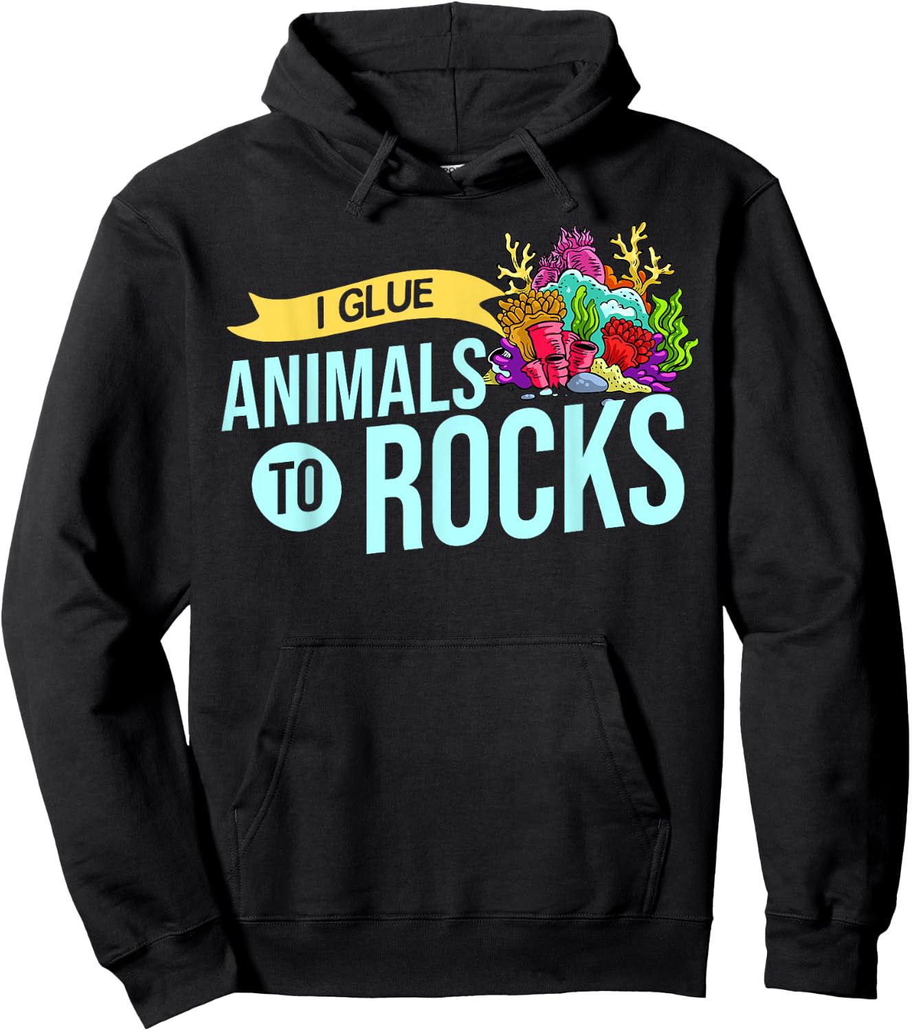 Coral Frag Gift Reef Aquarium Fish Tank Aquarist Hoodie - Hoodie | Black