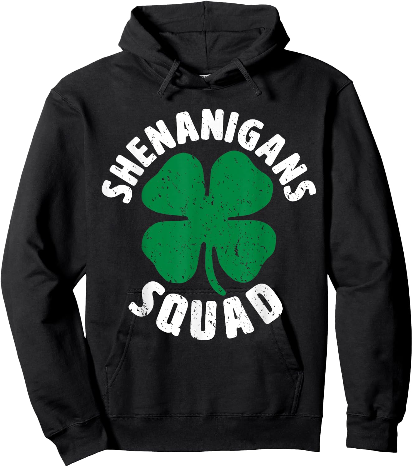 Shenanigan Squad Funny St Patricks Day Group Drinking Hoodie - Hoodie | Black