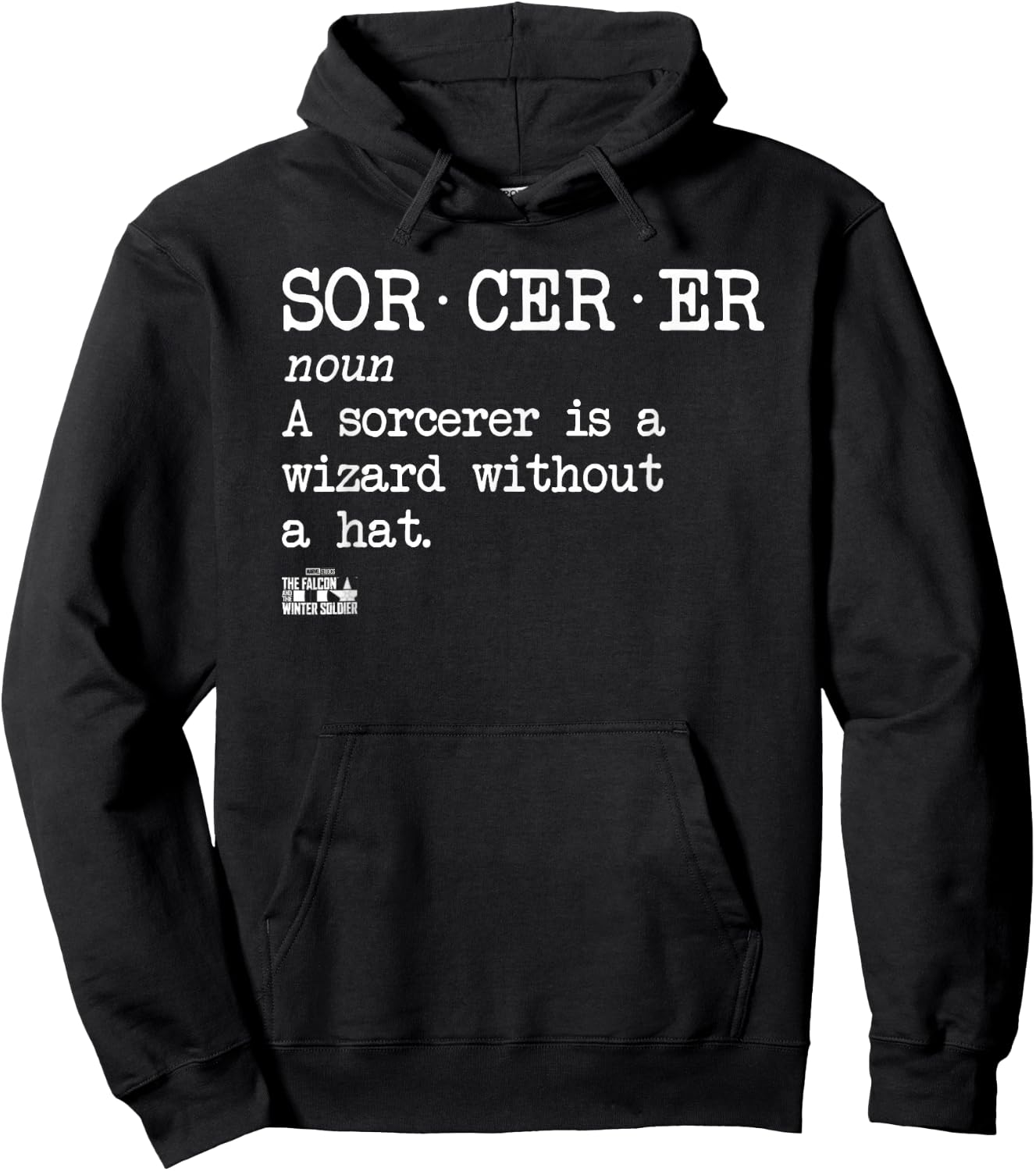 Marvel Falcon Winter Soldier Sorcerer Definition Hoodie - Hoodie | Black
