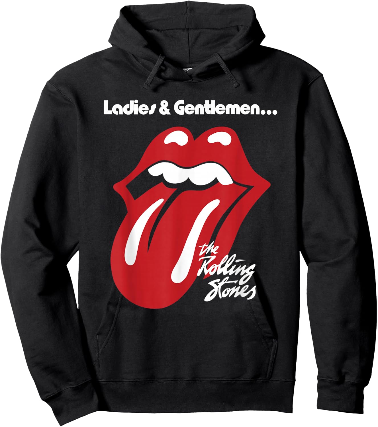 Official Rolling Stones Ladies & Gentlemen Black Hoodie - Hoodie | Black