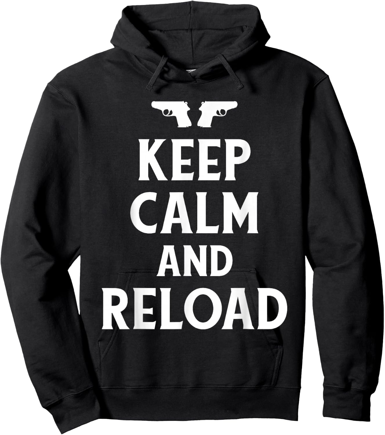 Keep Calm and Reload Shirt Hoodie - Hoodie | Black