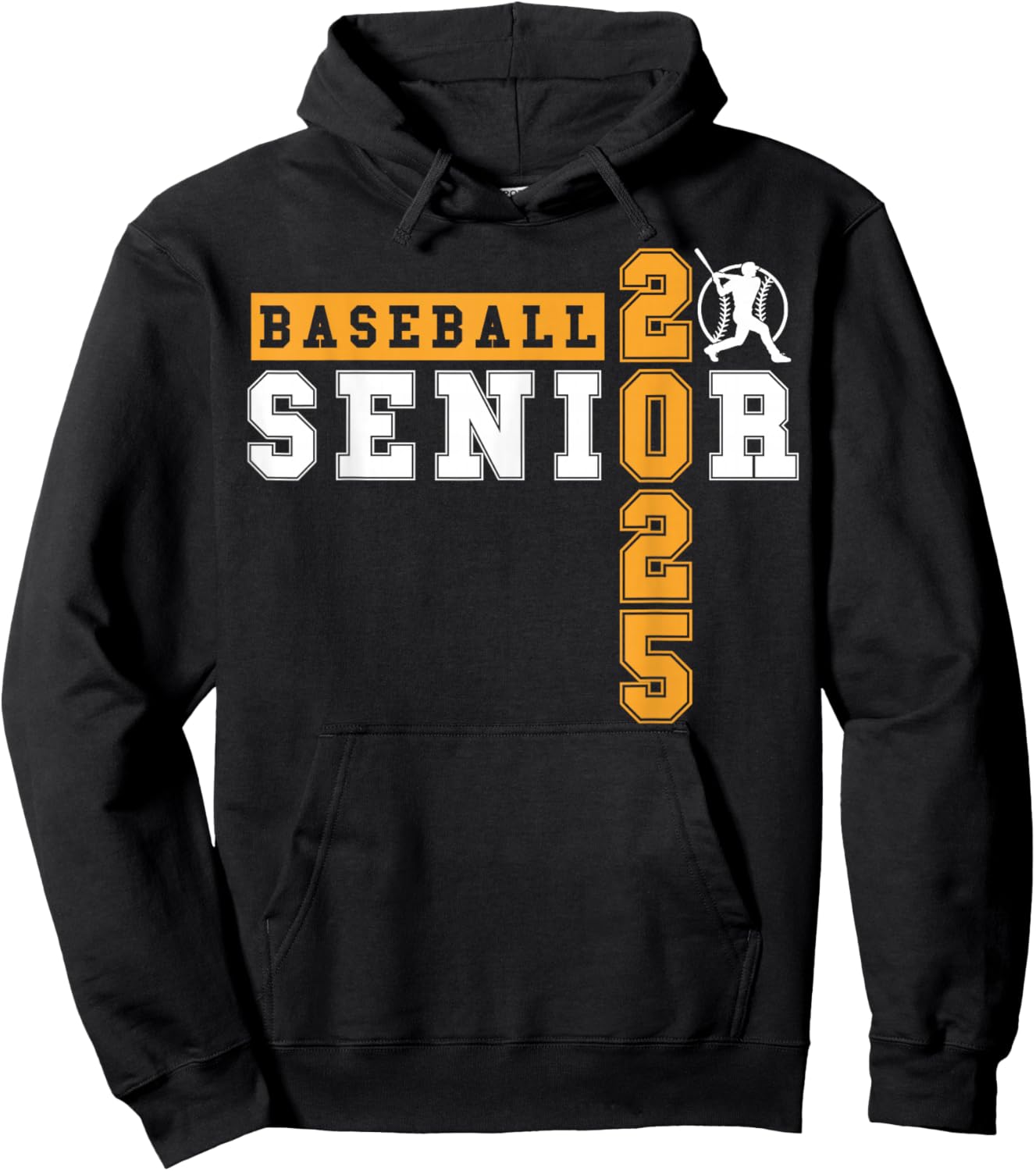 Baseball Senior Night Baseball Senior 2025 Graduation 11 Hoodie - Hoodie | Black