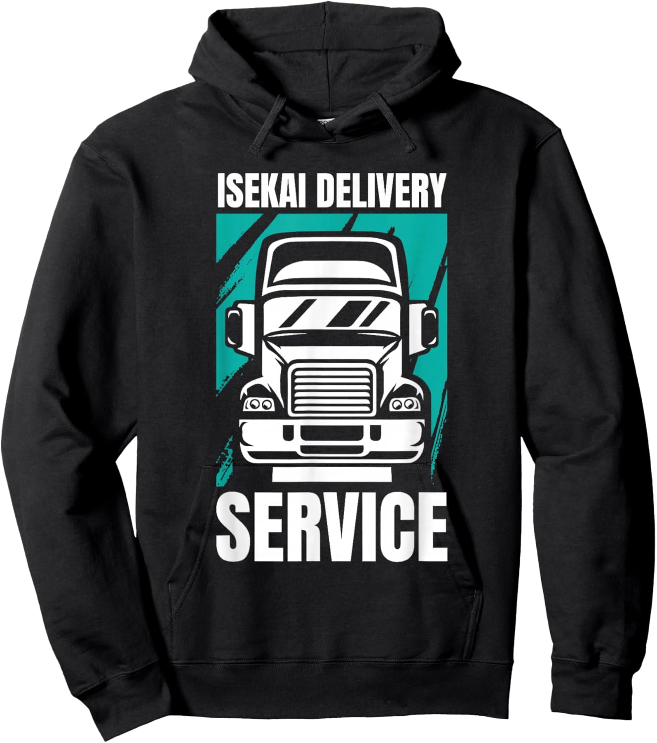 Isekai Anime Japanese Kawaii - Otaku Japan Manga Truckkun Hoodie - Hoodie | Black