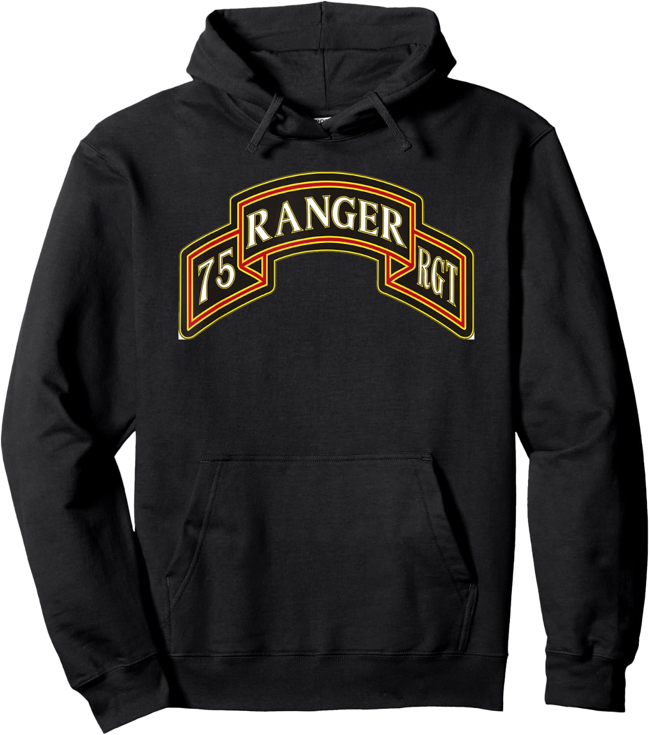 US Army Ranger 75th Regiment Hoodie - Hoodie | Black