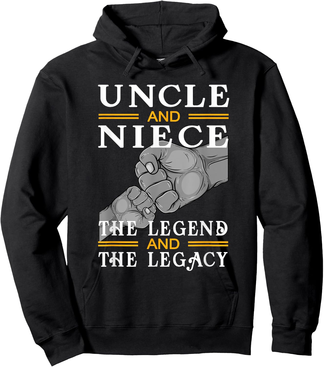 Uncle and Niece Matching the Legend the Legacy Hoodie - Hoodie | Black