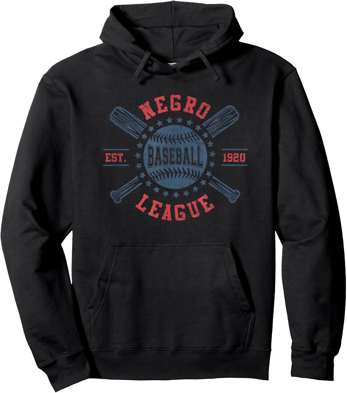 Vintage Negro League Baseball Black History Month Hoodie - Hoodie | Black