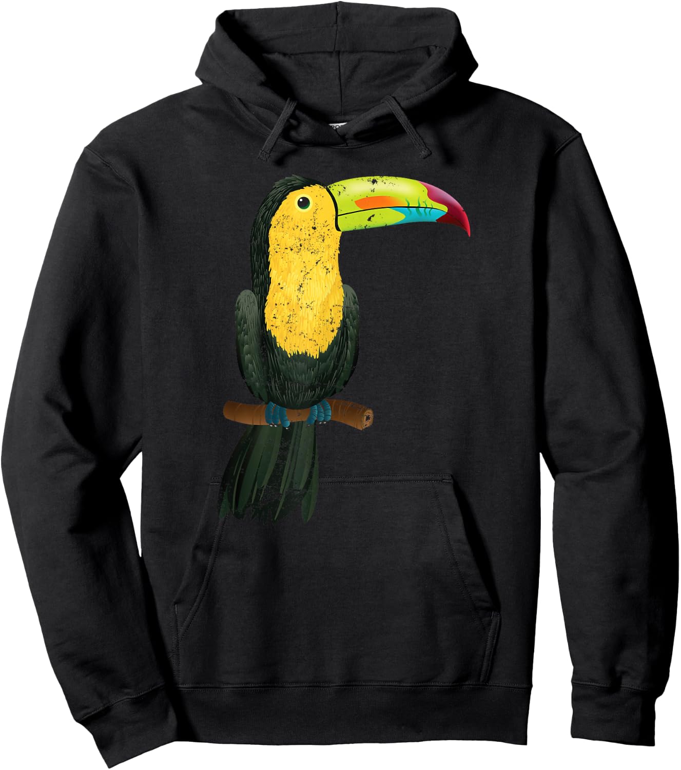 Rainforest Toucan Hoodie - Hoodie | Black