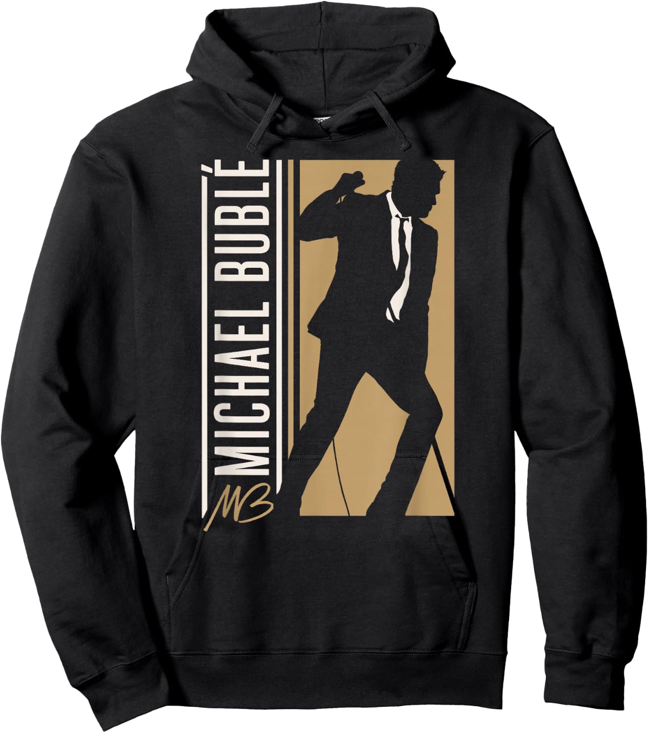 Michael Bublé Vertical Silhouette Hoodie - Hoodie | Black