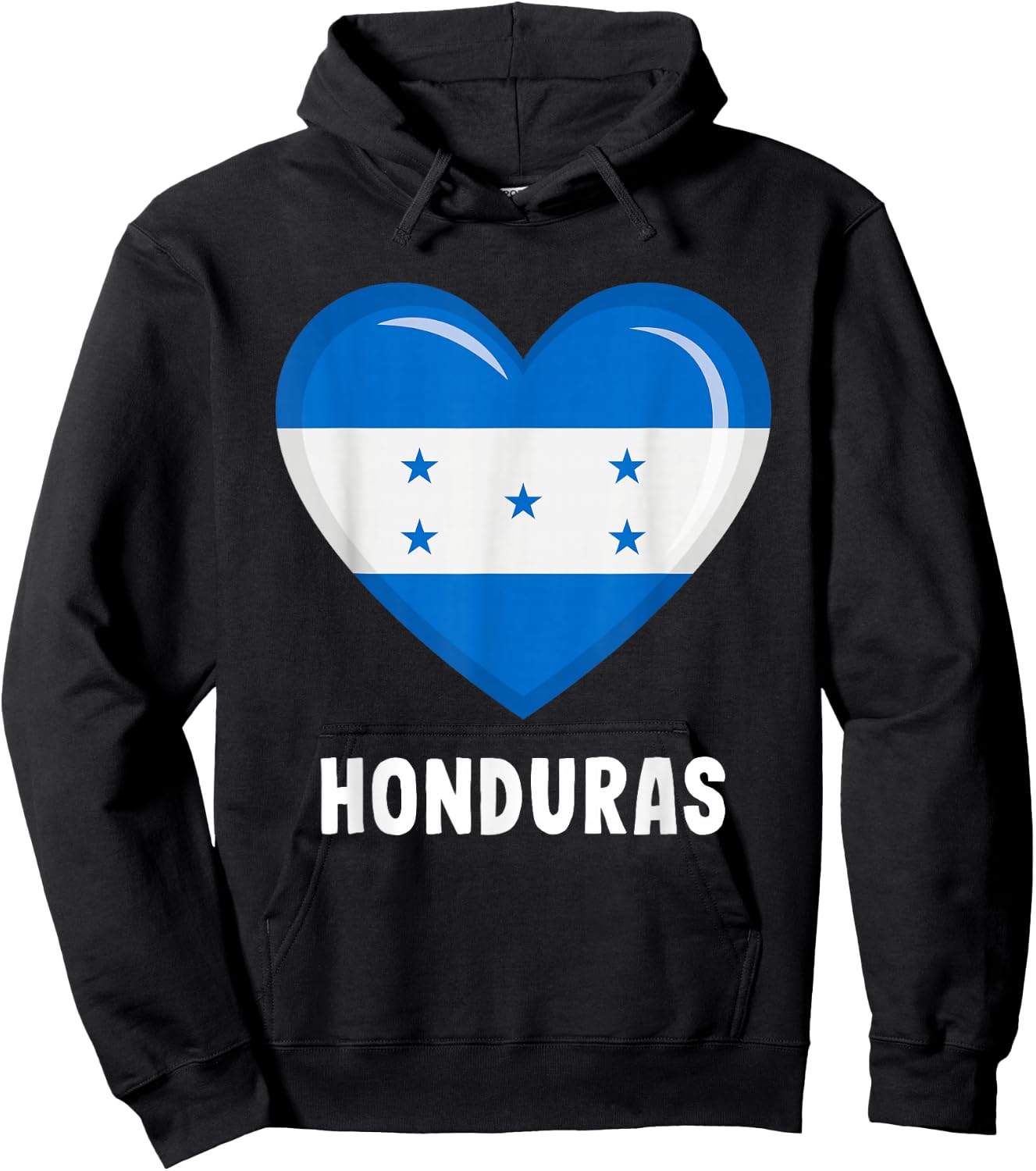 Honduran Flag Jersey | Honduran Hoodie - Hoodie | Black