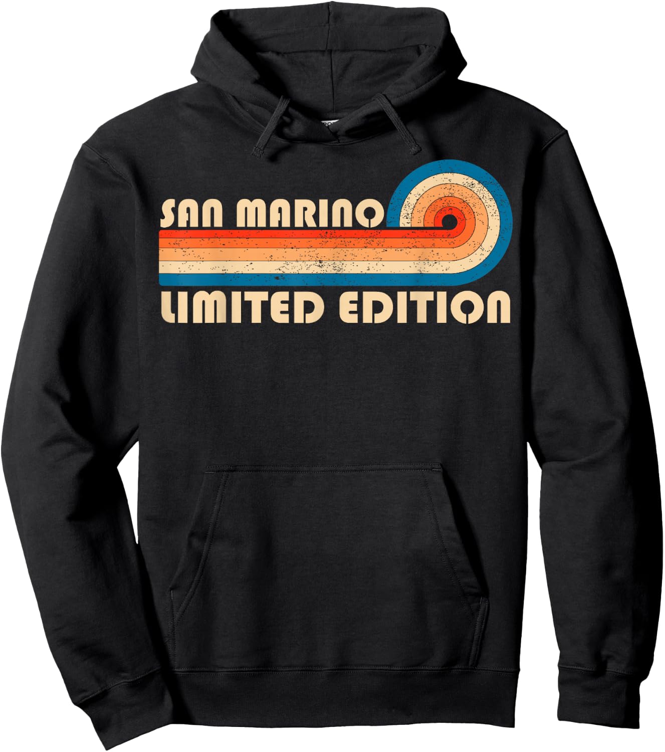 SAN MARINO Country Travel Vacation Souvenir Hoodie - Hoodie | Black