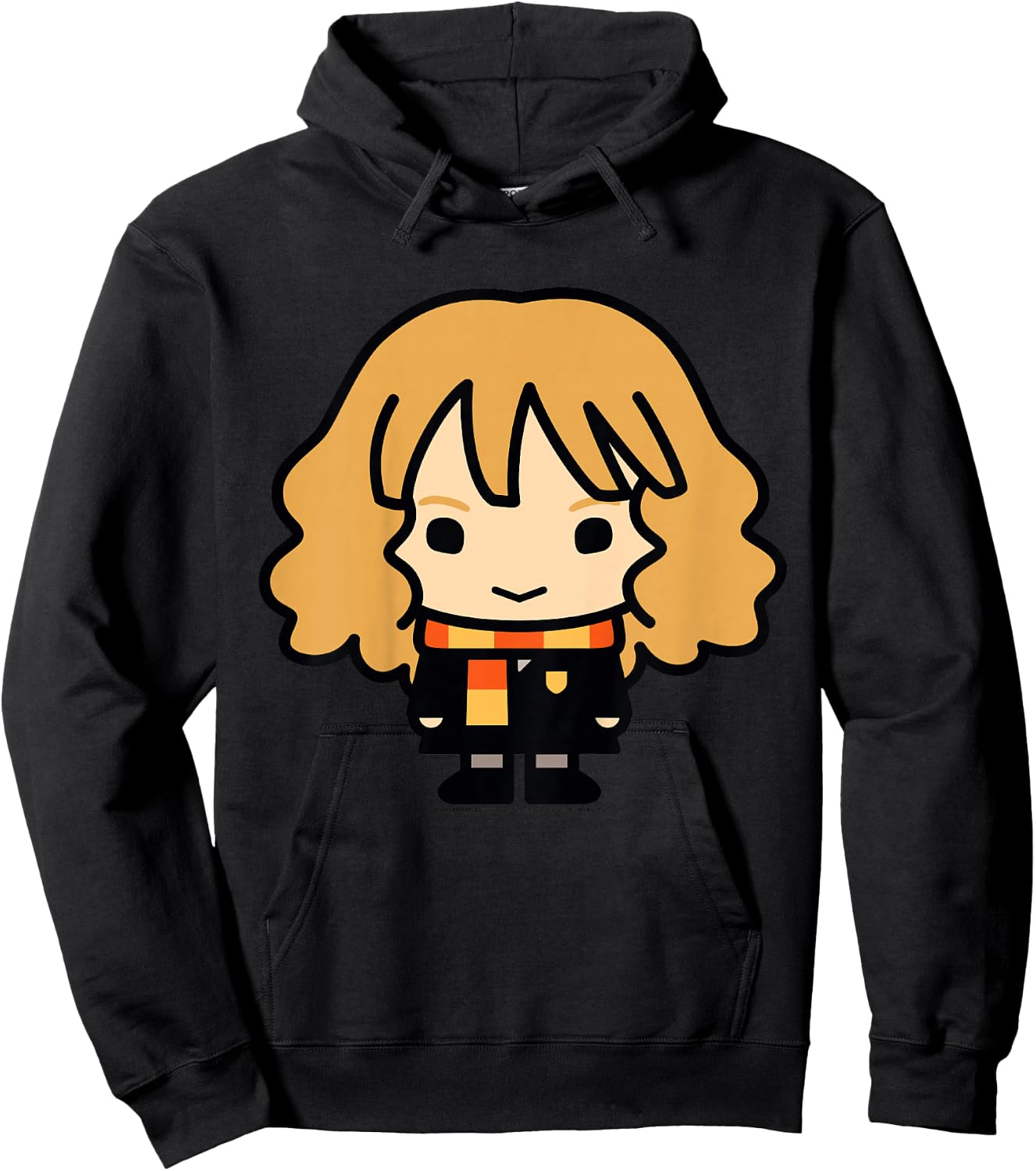Kids Harry Potter Hermione Granger Cute Cartoon Style Portrait Hoodie - Hoodie | Black