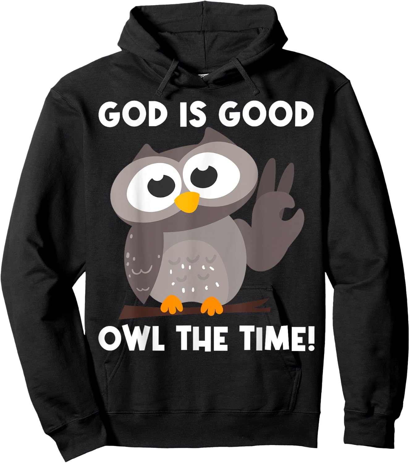 Owl Gift Women Boys Girls Nocturnal Bird Owl Lovers Hoodie - Hoodie | Black