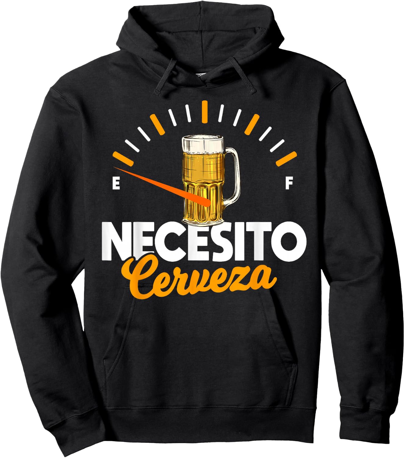 Mexican beer necesito cerveza cool & funny sayings Hoodie - Hoodie | Black