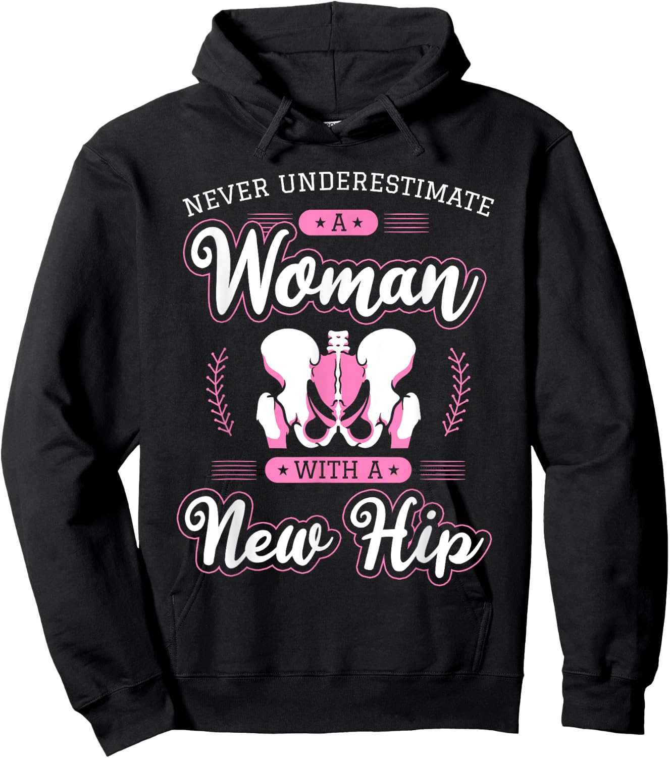 Hip Replacement Surgery Arthroplasty Hemiarthroplasty Joint Hoodie - Hoodie | Black