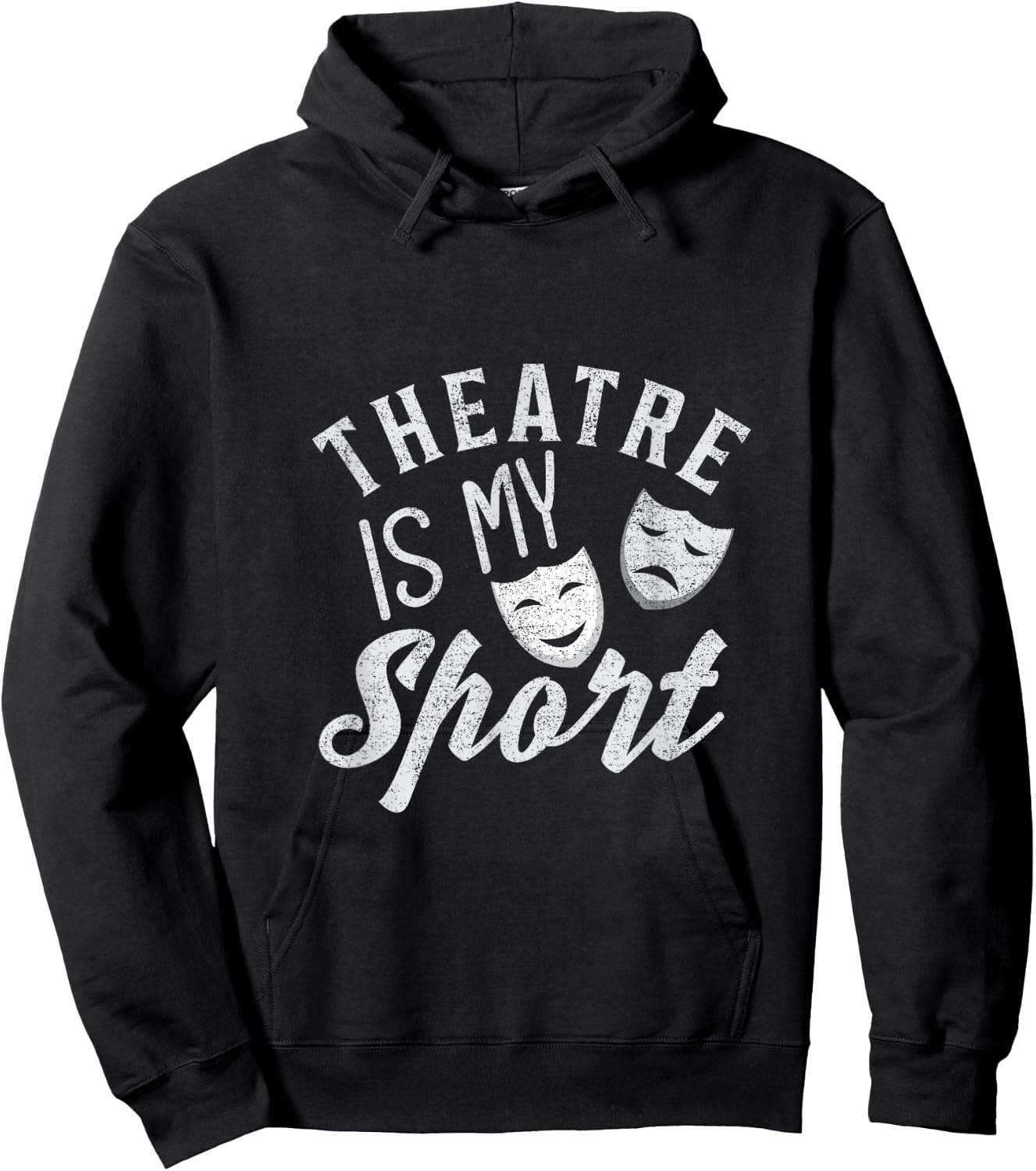 I Love Theatre Is My Sport Theater Life Funny Theater Lover Hoodie - Hoodie | Black