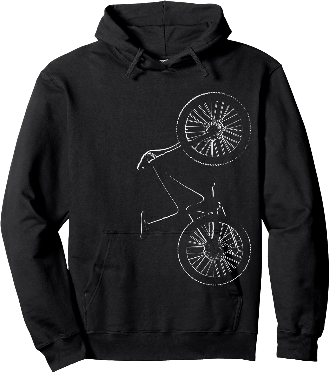 MTB Mountain Bike Apparel - MTB Mountain Bike Hoodie - Hoodie | Black